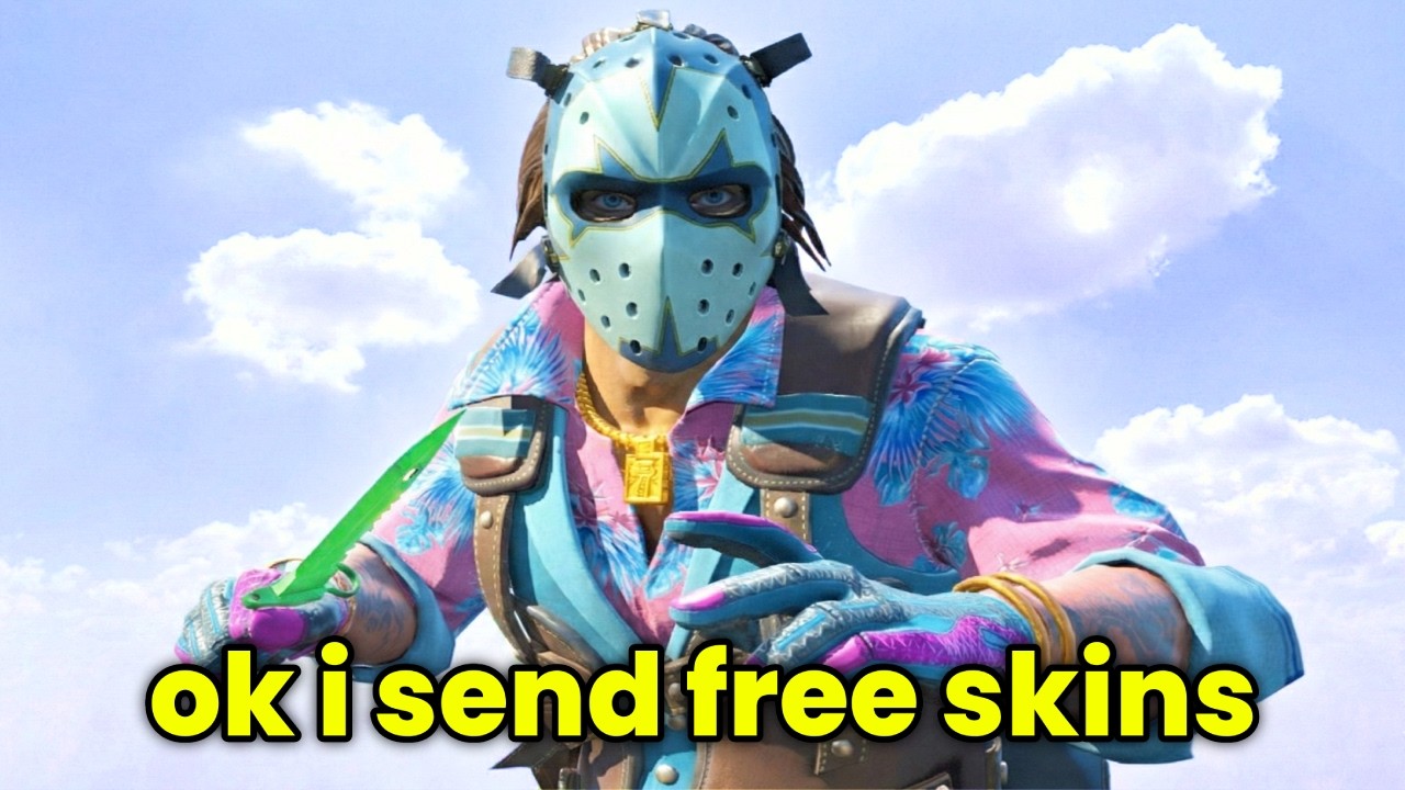 Asking 100 Strangers For Free Skins!