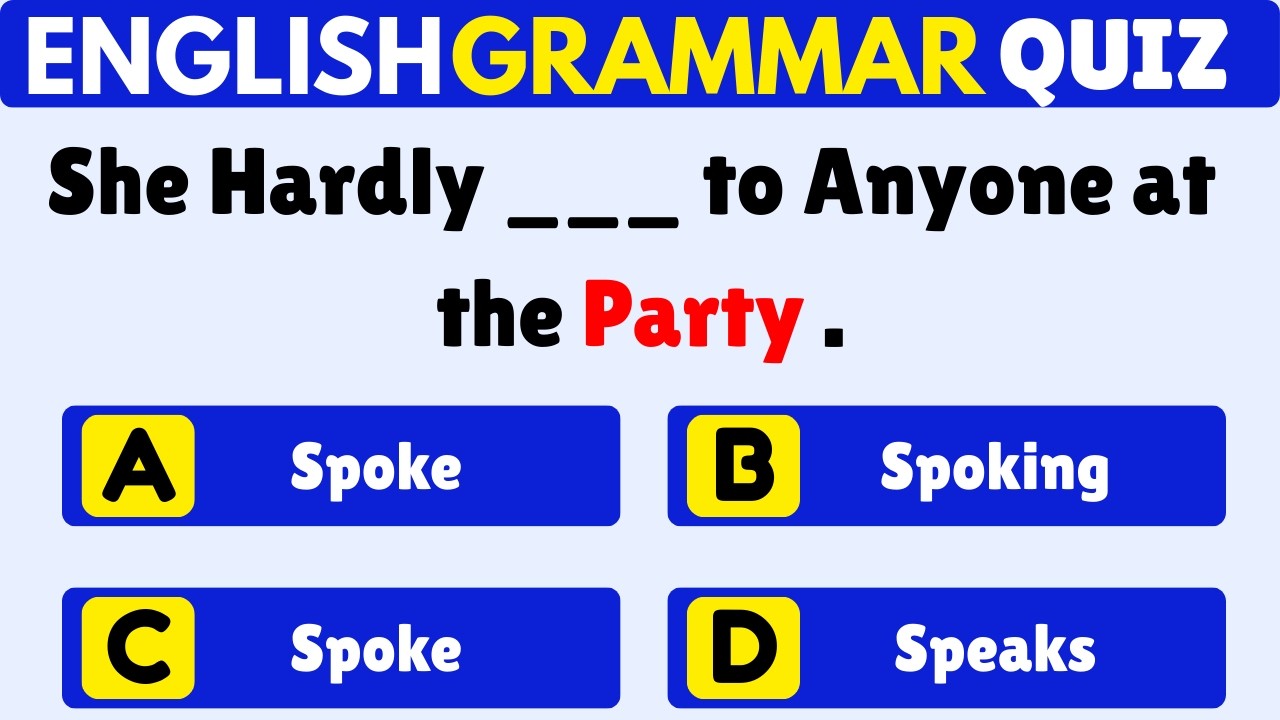 English Grammar Quiz for Student || Can you Pass This Quiz? #englishgrammar #englishvocabulary