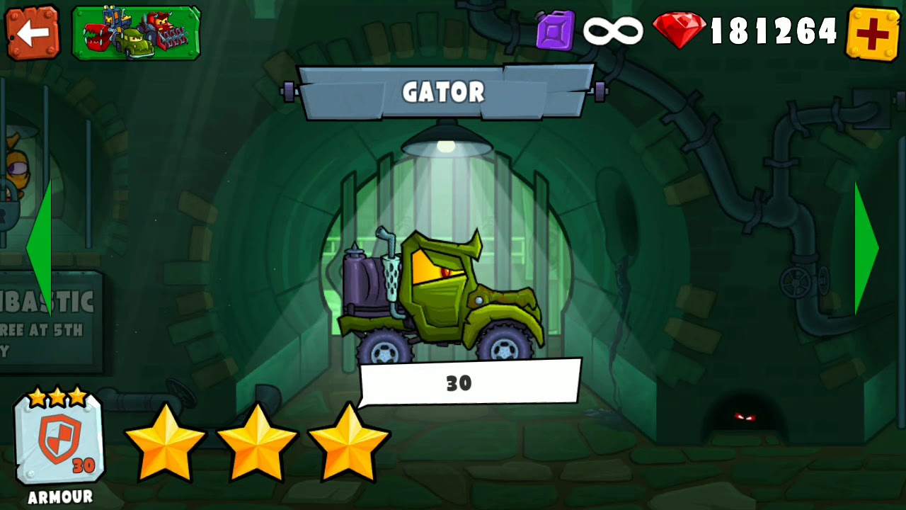 CAR EATS CAR 3 - ALL CARS UNLOCKED AND MAX UPGRADE GAMEPLAY