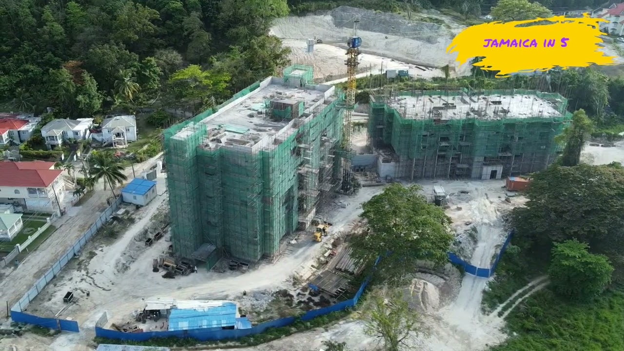 Drone Tour Construction SOL Harbour Jamaica