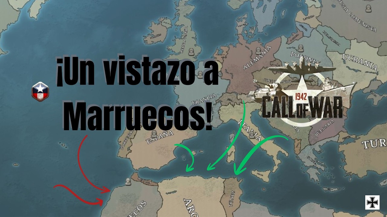 ¡PARTIDA con MARRUECOS! Un VISTAZOa la Estrategia | Call of War