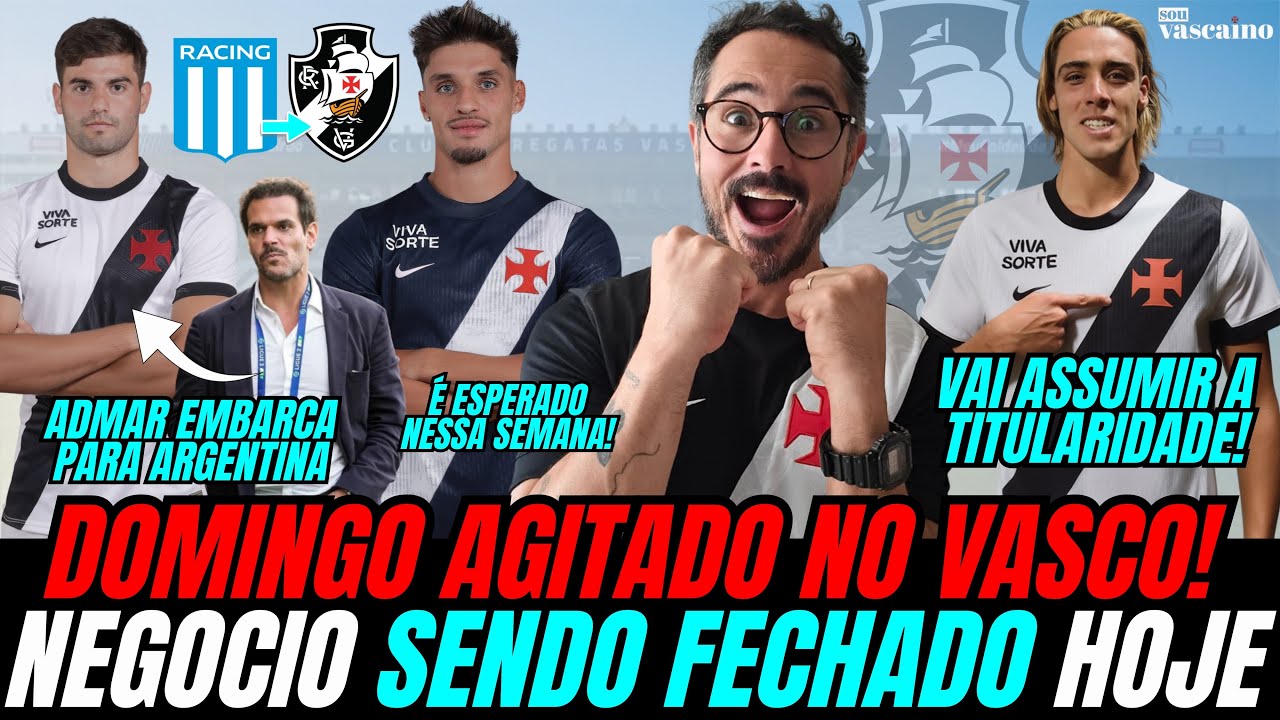 CAIU COMO UMA BOMBA: PORTUGUÊS DISSE SIM AO VASCO E ADMAR VAI A ARGENTINA FECHAR CONTRATAÇÃO!