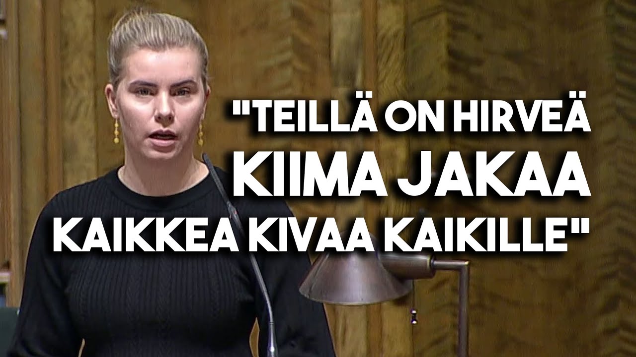 ”SDP:n ja keskustan sotkut siivotaan nyt” - Jenna Simulan tiukka PS-ryhmäpuheenvuoro