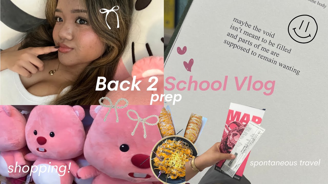 BACK TO SCHOOL PREP vlog! 🎀🛍️ | Shopping, Travelling to Drumheller, Going to the Gym, Productive etc