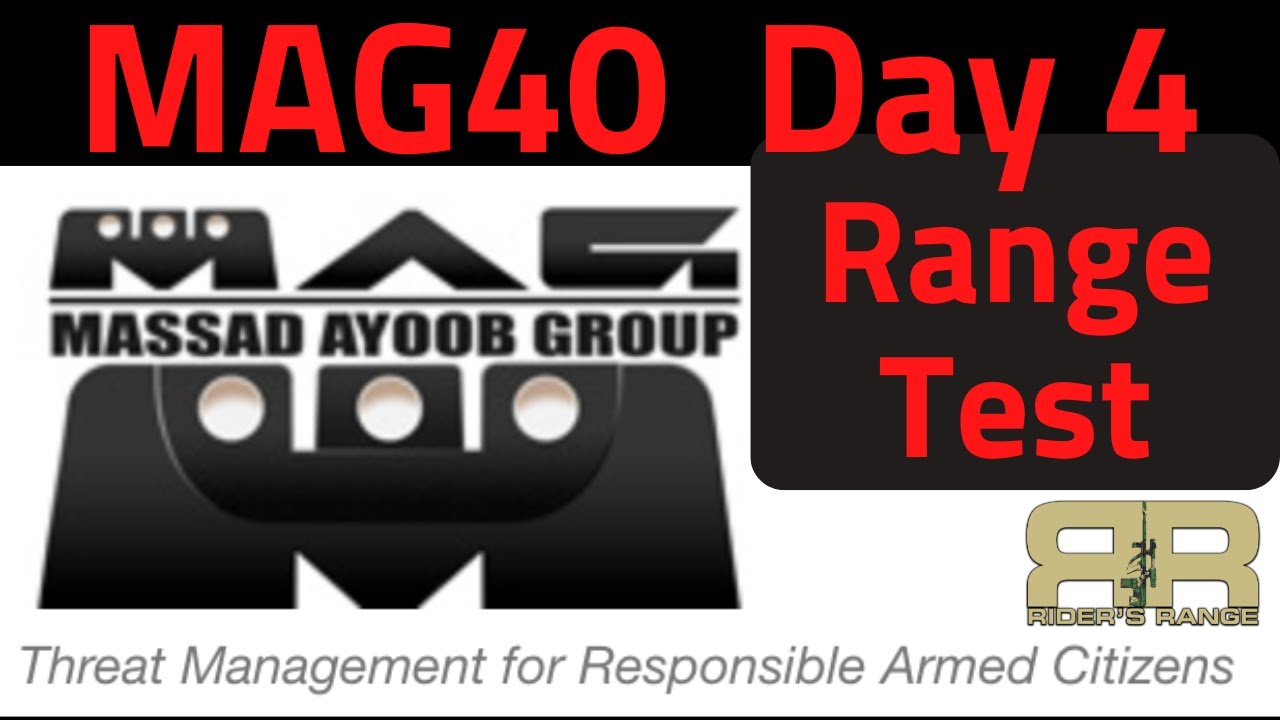 Massad Ayoob Group MAG40, день 4 — квалификация на стрельбище