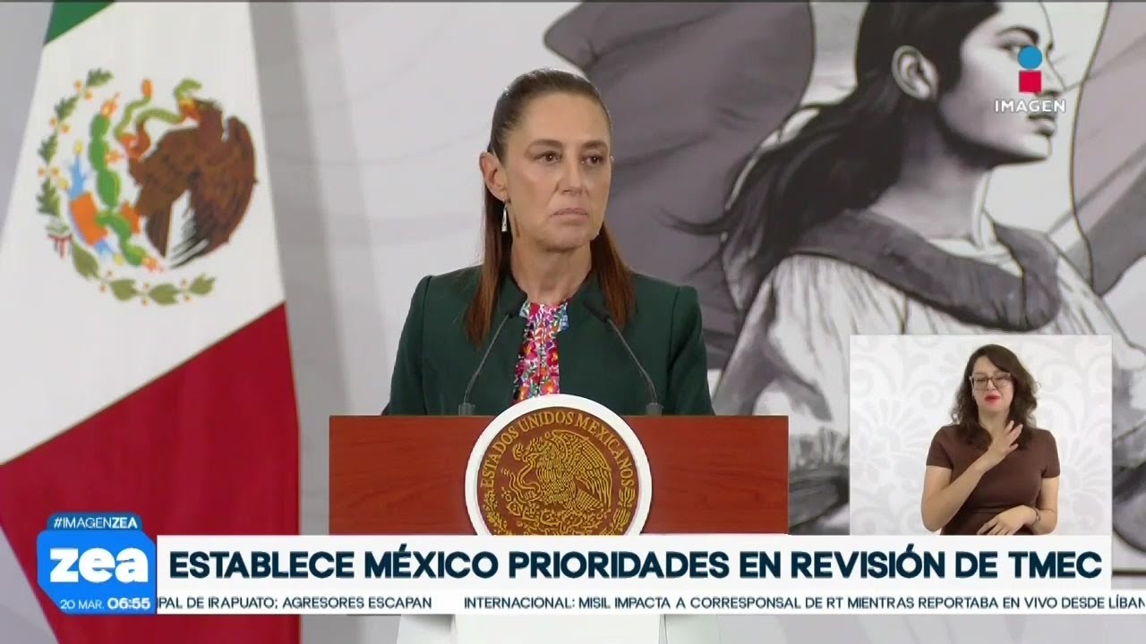 México establece prioridades en la revisión del T-MEC: Claudia Sheinbaum | Noticias Francisco Zea