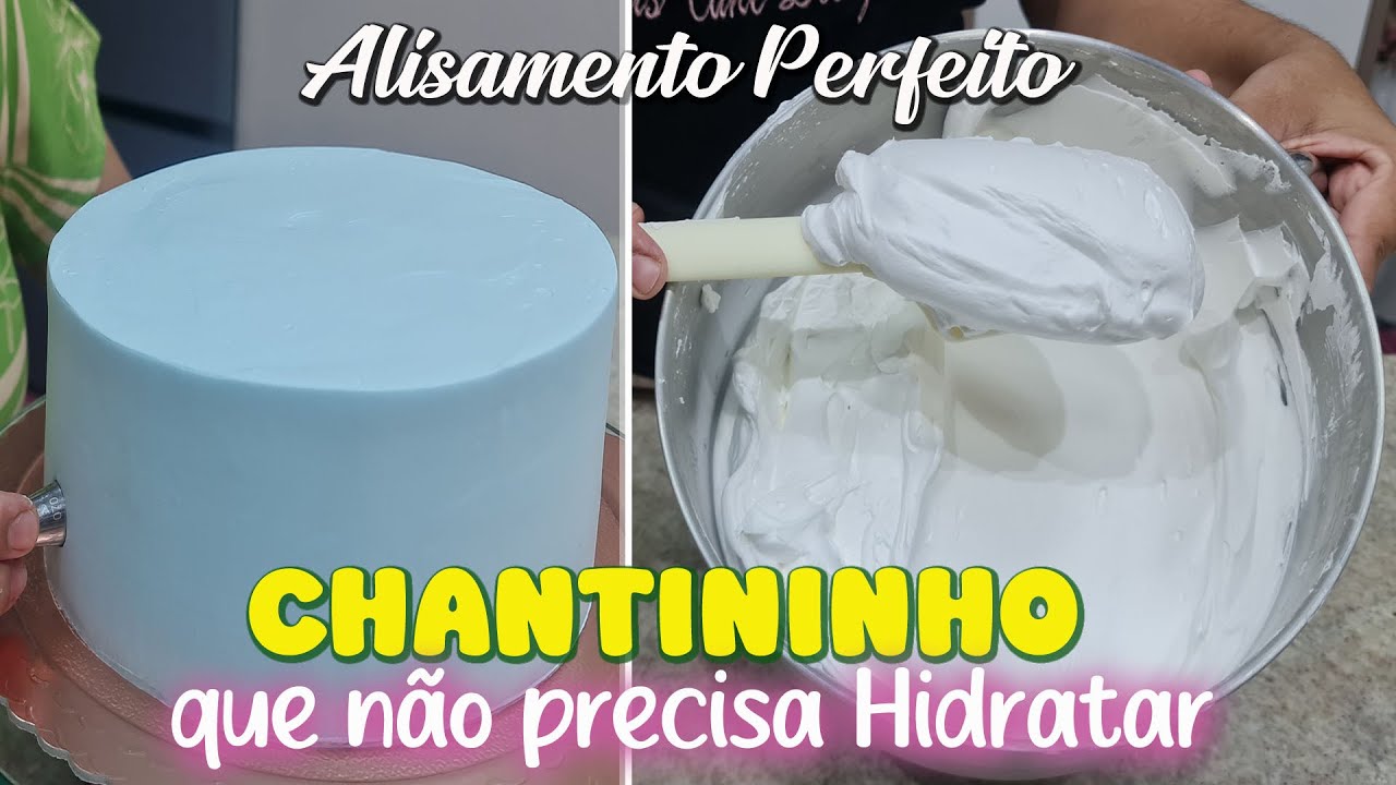 CHANTININHO QUE NÃO PRECISA HIDRATAR 😱 PERFEITO PARA OS SEUS BOLOS 🎂  @PARISCAKEDESIGNER
