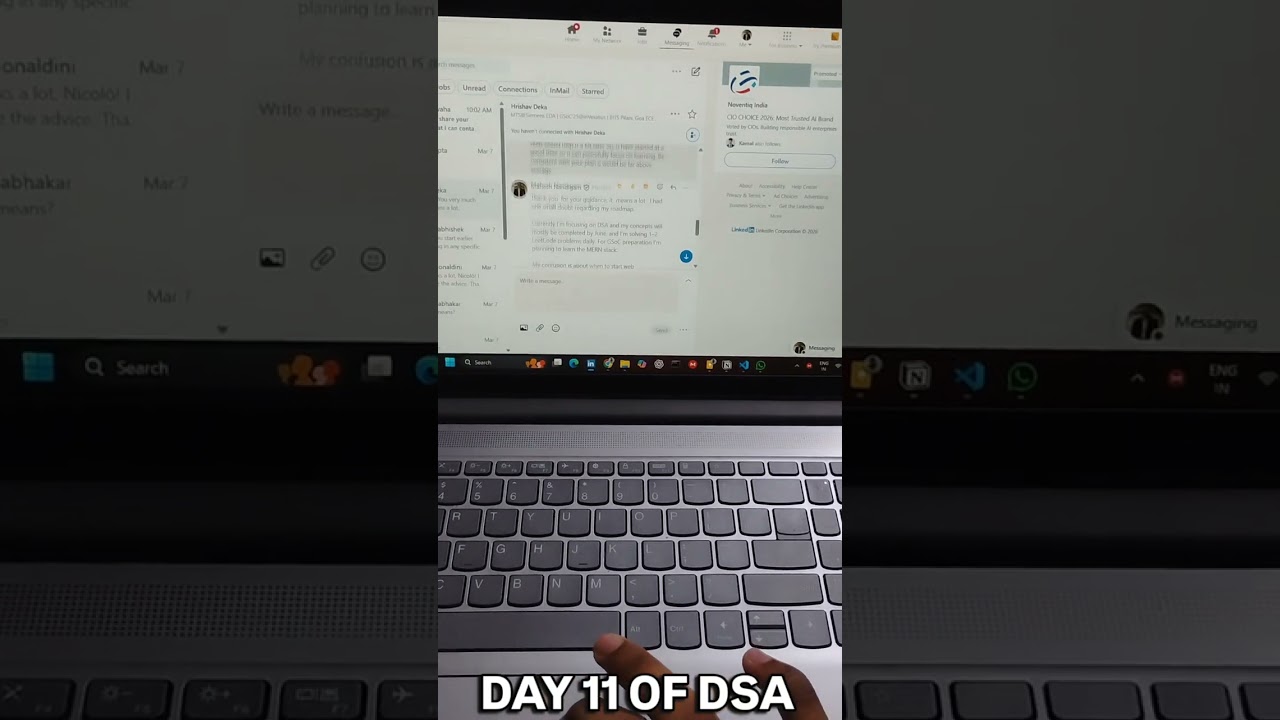 Day 11 of DSA — The grind continues, the mindset sharpens.#CodingJourney #buildinpublic #CodingGrind