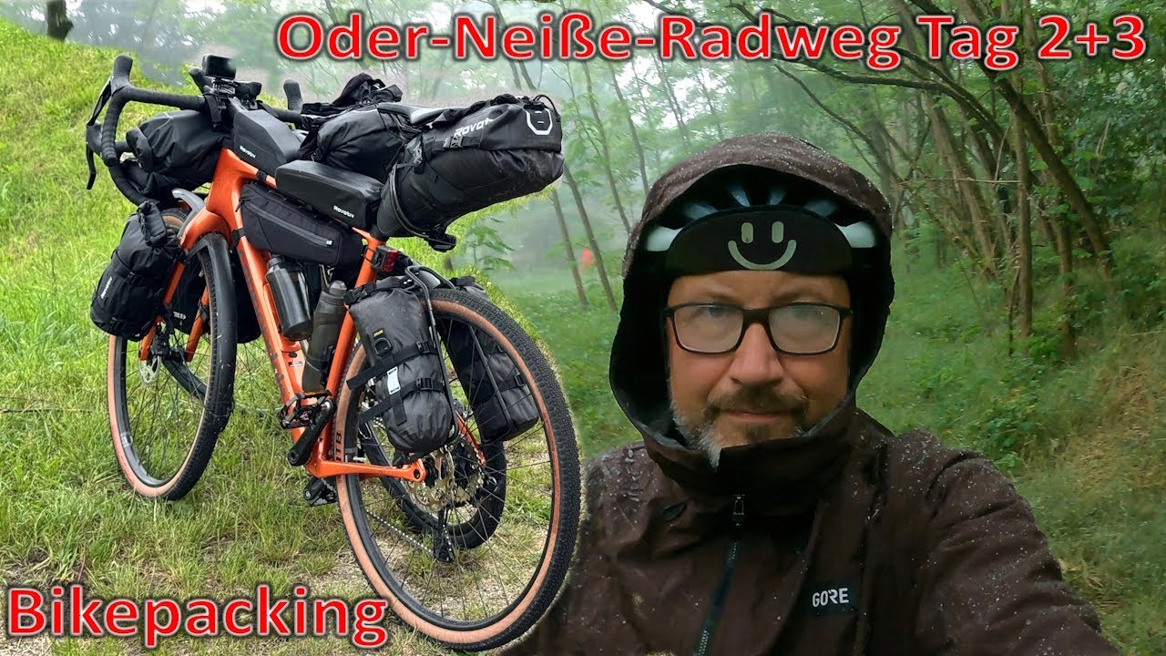 Es wird nass! | Mein erstes Mal Bikepacking | Tour auf dem Oder-Neiße-Radweg