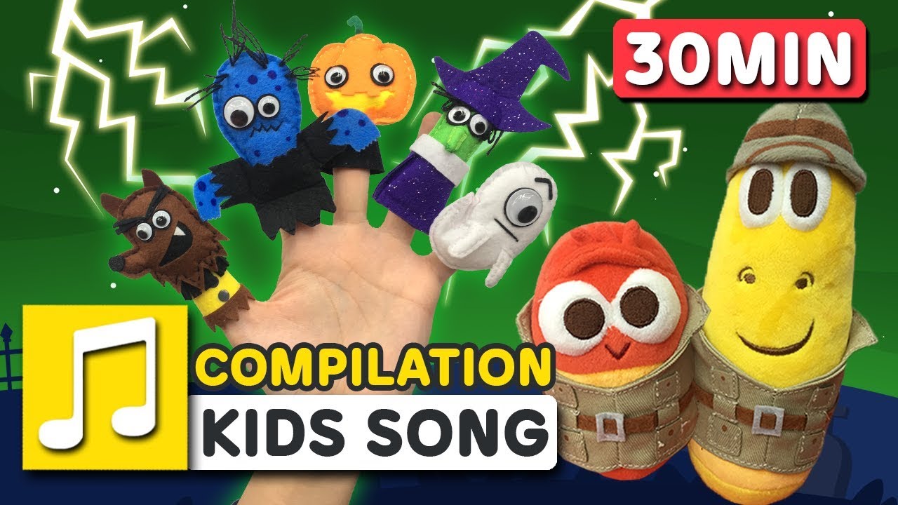 HALLOWEEN FINGER FAMILY | LARVA KIDS | SUPER BEST SONGS FOR KIDS | HALLOWEEN SONG