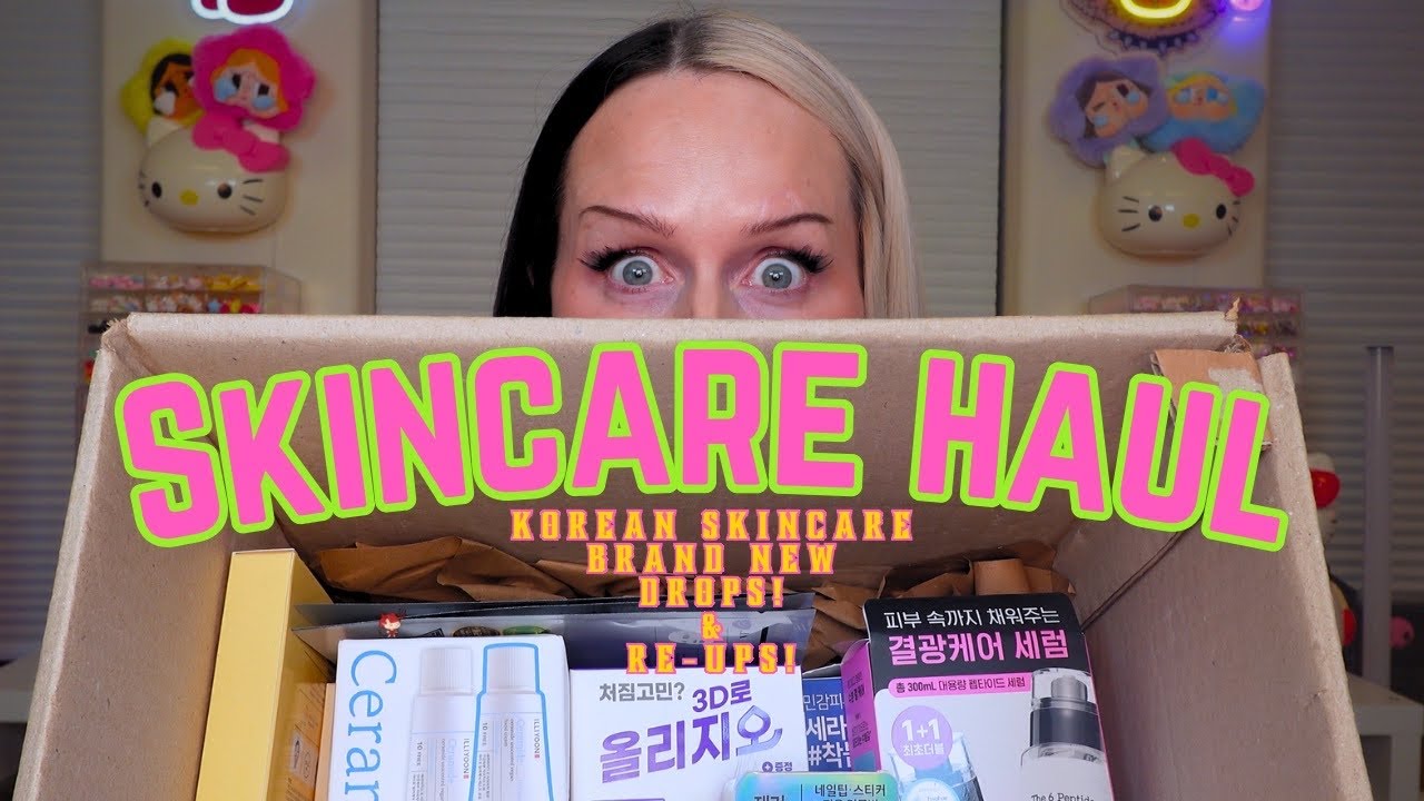 🎀✩⋆KOREAN SKINCARE HAUL!⋆✩🎀 Brand new skincare drops, nail products & re-ups from OliveYoung!⋆✮💕