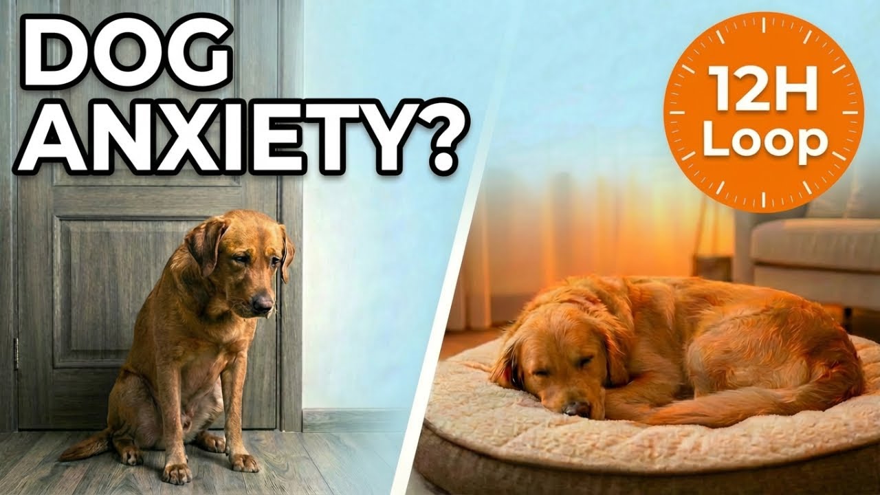 Dog Music: 12 Hours of Separation Anxiety Relief 🐶 Calming Music to Help Dogs Feel Safe