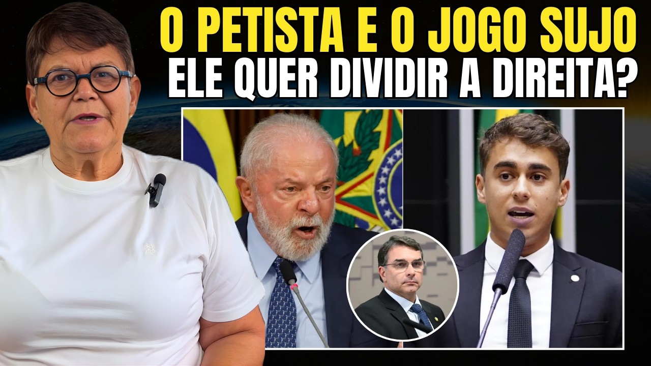 O PETISTA SABE QUE PODE PERDER E J&Aacute; EST&Aacute; CRIANDO CRISES FAKES ENTRE NIKOLAS FERREIRA E BOLSONARO?