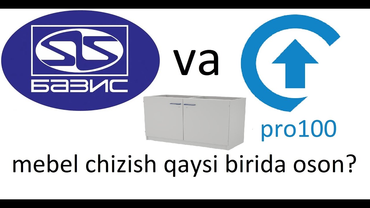 bazis va pro100 qaysi birida chizish yaxshi