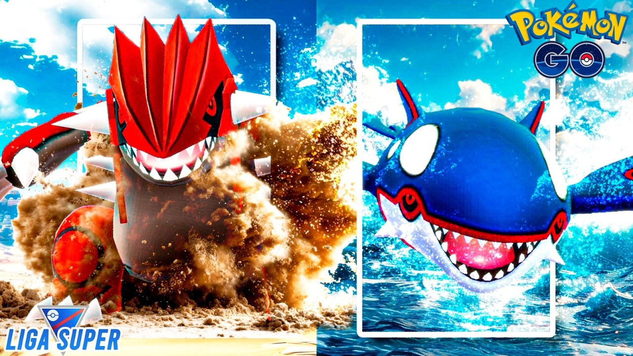 MÁS PELIGROSOS QUE NUNCA ¡GROUDON Y KYOGRE SHADOW EN LIGA SÚPER!