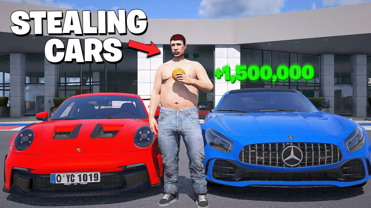 I Spent 28 Hours Robbing Dealerships in GTA 5 RP