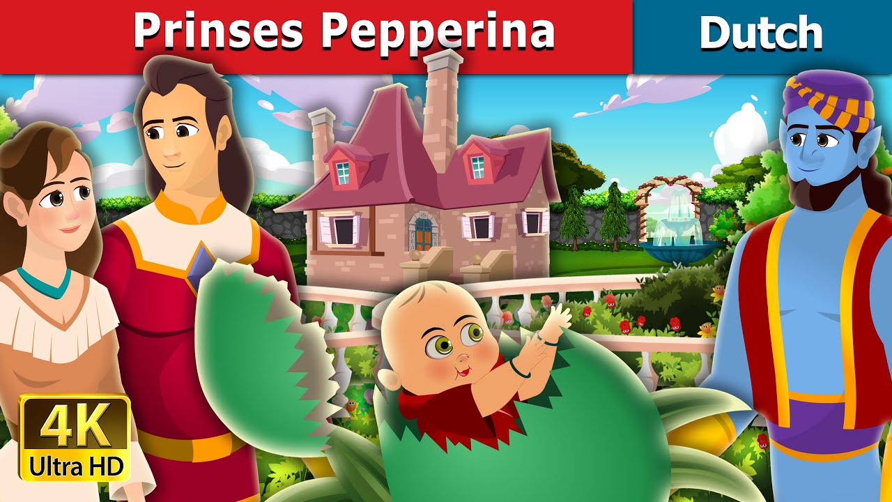 Princess Pepperina Story in Dutch | Dutch Stories for Kids | Dutch Fairy Tales