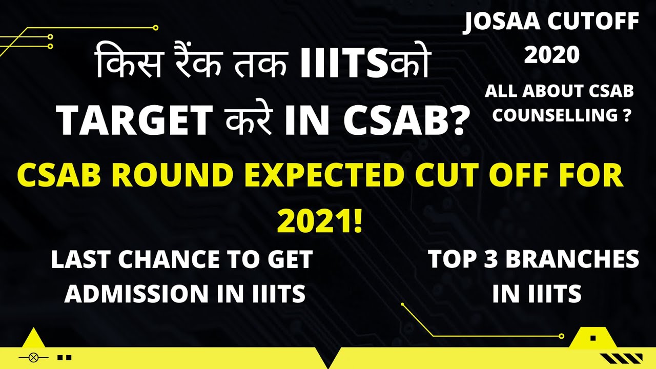 CSAB ROUND 2 CUTOFF 2020| EXPECTED CSAB CUTOFF 2021|CSAB COUNSELLING 2021|VACANT SEATS| CLOSING RANK