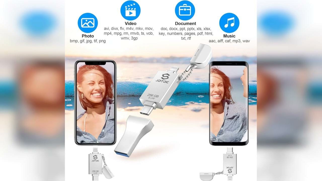 Review: 256GB Apple MFi Certified iPhone-Photo-Stick, 3 in 1 USB C Photo-Stick-for-iPhone-USB-...