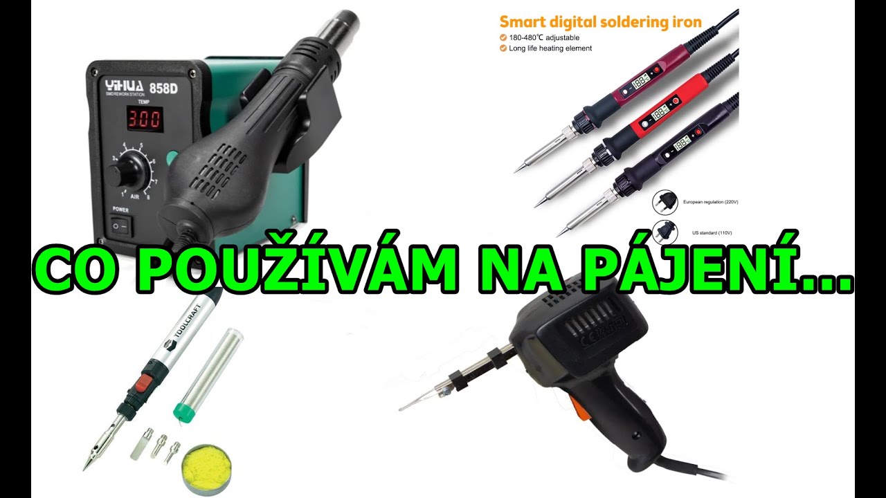 Co používám na pájení...