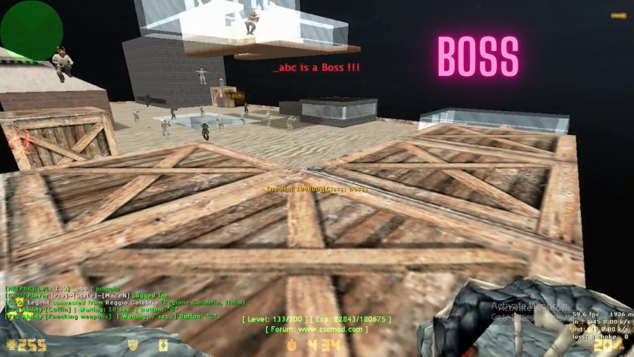 Being Boss![ZOMBIES]+[CSO MOD] [#1] CSOMOD.COM [since 2012] Counter Strike 1.6 Zombies Mod