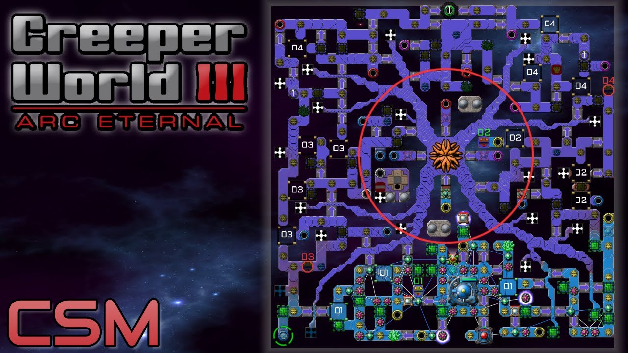 Boss baby emitter battles in CSM? | No_exit CSM 03 EPIC Boss | No_exit | Creeper World 3 Gameplay