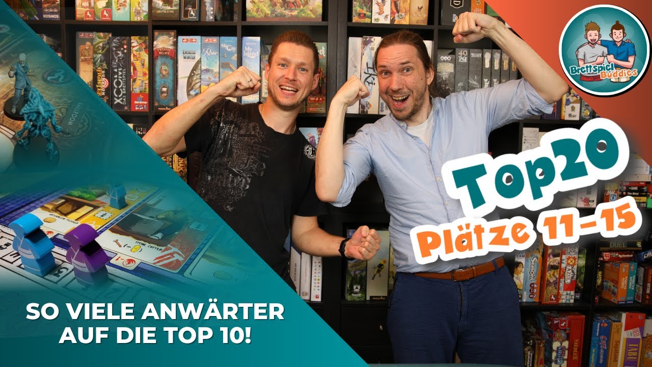 Unsere Brettspiel Top20: Ein bunter Themen- und Mechanikmix | Top20
