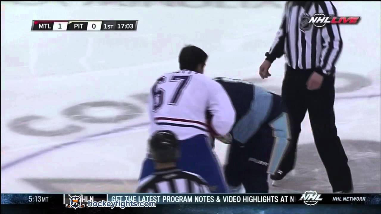 Max Pacioretty vs Chris Kunitz Jan 20, 2012