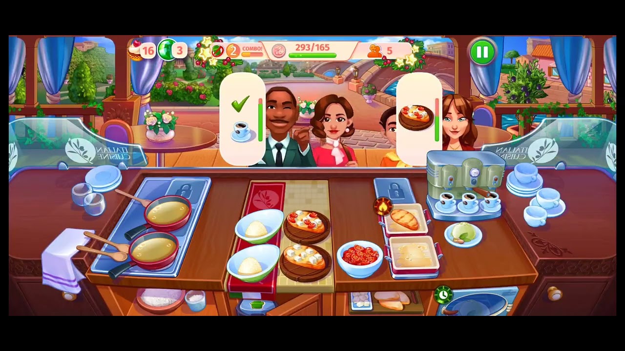 Cooking Craze Rome levels 41 to 45 / How to maximize your earnings and win every level 
