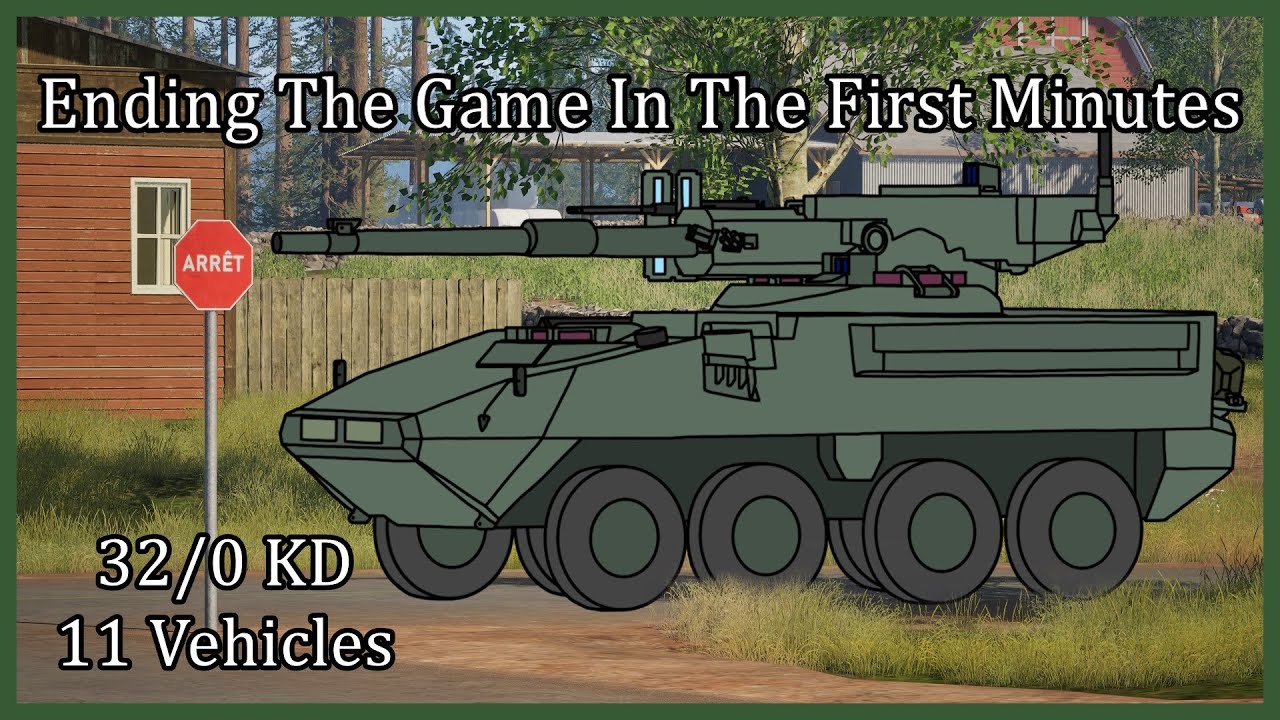 Полное господство с Stryker MGS, также известным как «Пушка на колёсах» | Геймплей Squad Vehicle