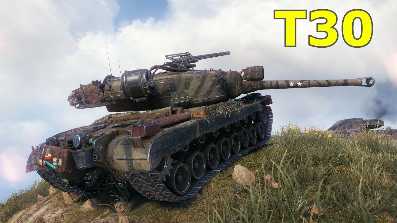 World of Tanks T30 - 4 Kills 8,5K Damage