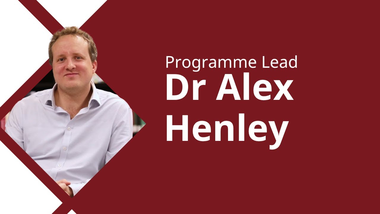 Dr Alex Henley - GPISH Programme Leader