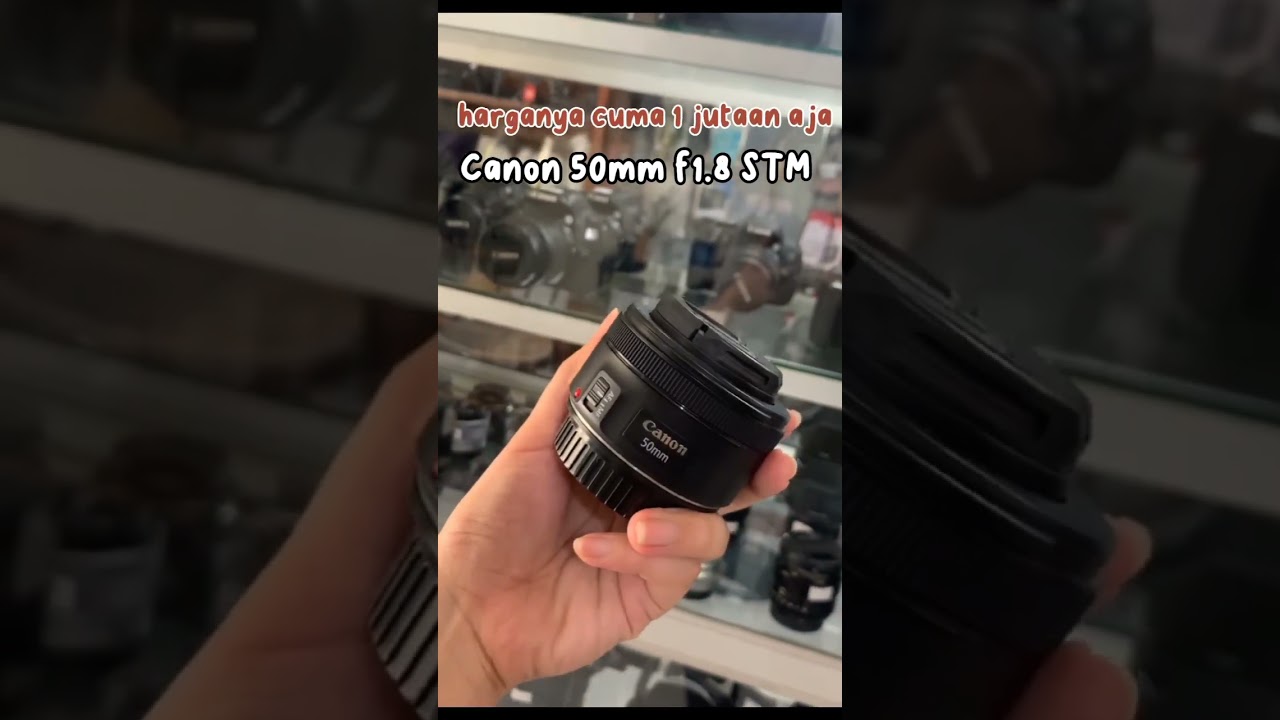 Review Lensa Canon EF 50mm F1.8 lensa murah bokeh parah ‼️
