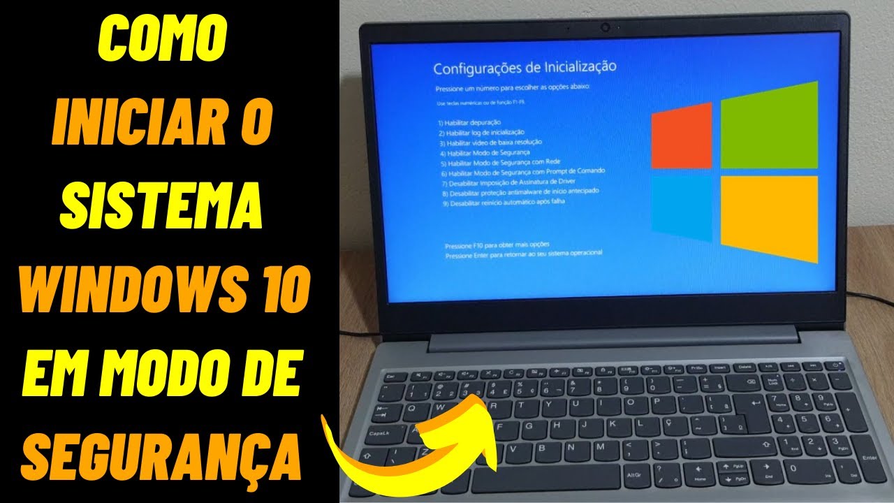 COMO INICIAR O SISTEMA WINDOWS 10 EM MODO DE SEGURAN&Ccedil;A