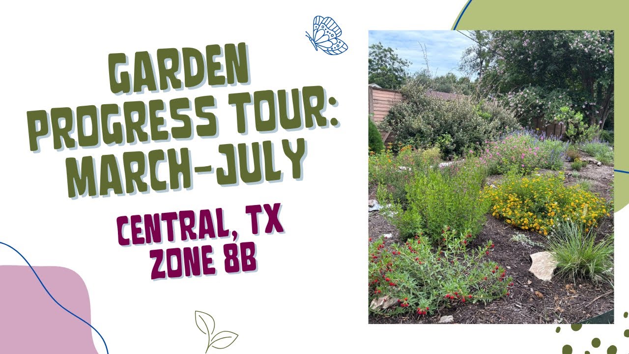 July Garden Tour - 5 Months of Progress!
