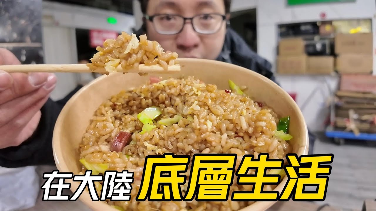 在大陸送餐3小時賺100元，吃8.8元的預制菜炒飯│今天北京飄雪了，差點就吃到保安飯了│臺灣人在大陸送外賣【EP1205】