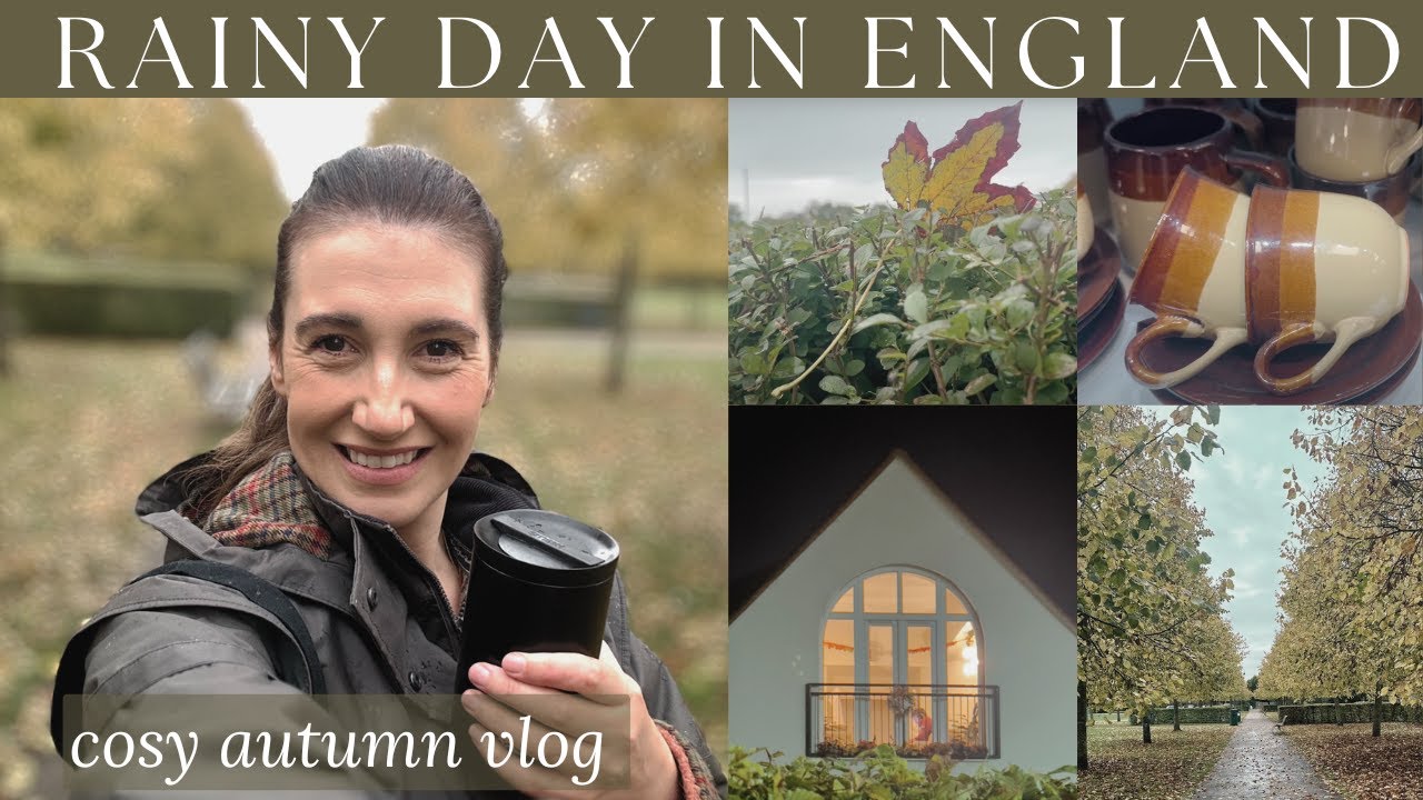 RAINY DAY COSINESS; Autumn Walks, Apple Stew & Crafting (Vlog)