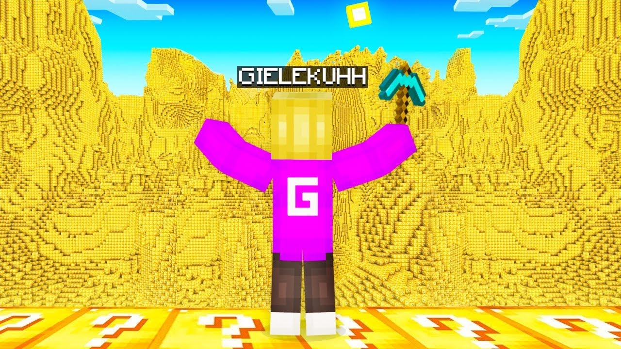 Minecraft MAAR De HELE WERELD Is LUCKY BLOCKS!
