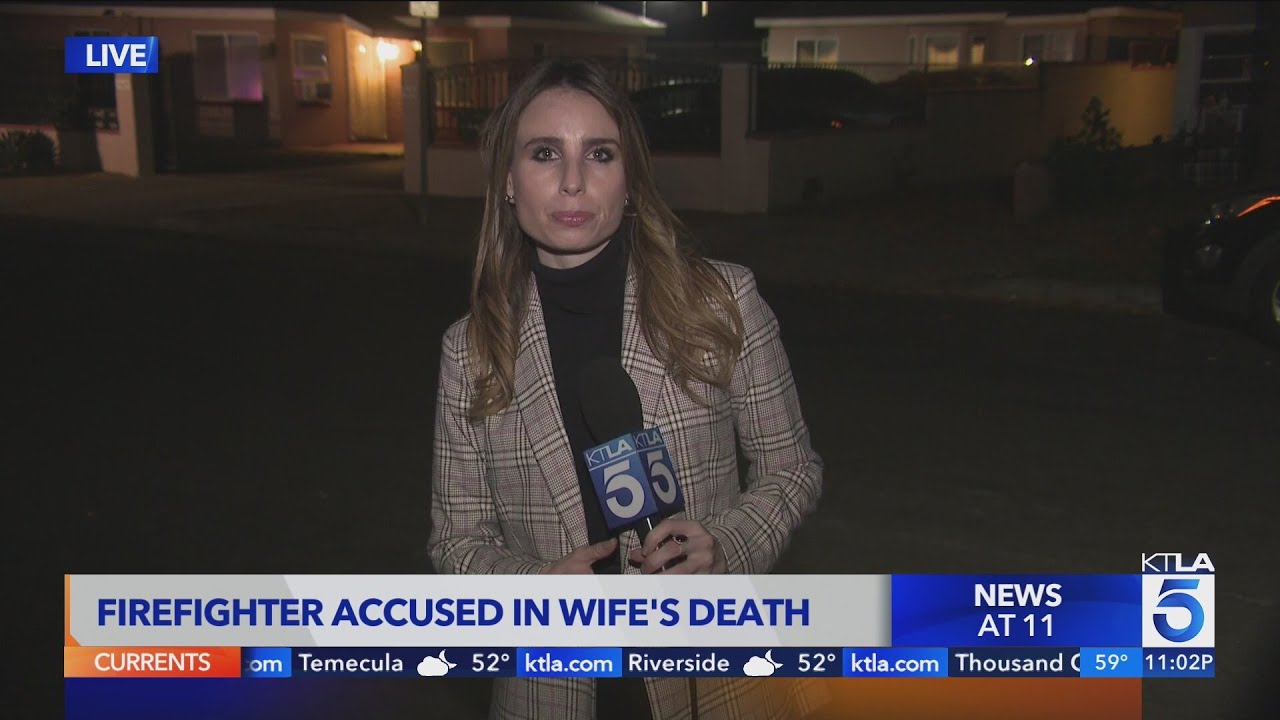Glendale firefighter accused in wife's gruesome death