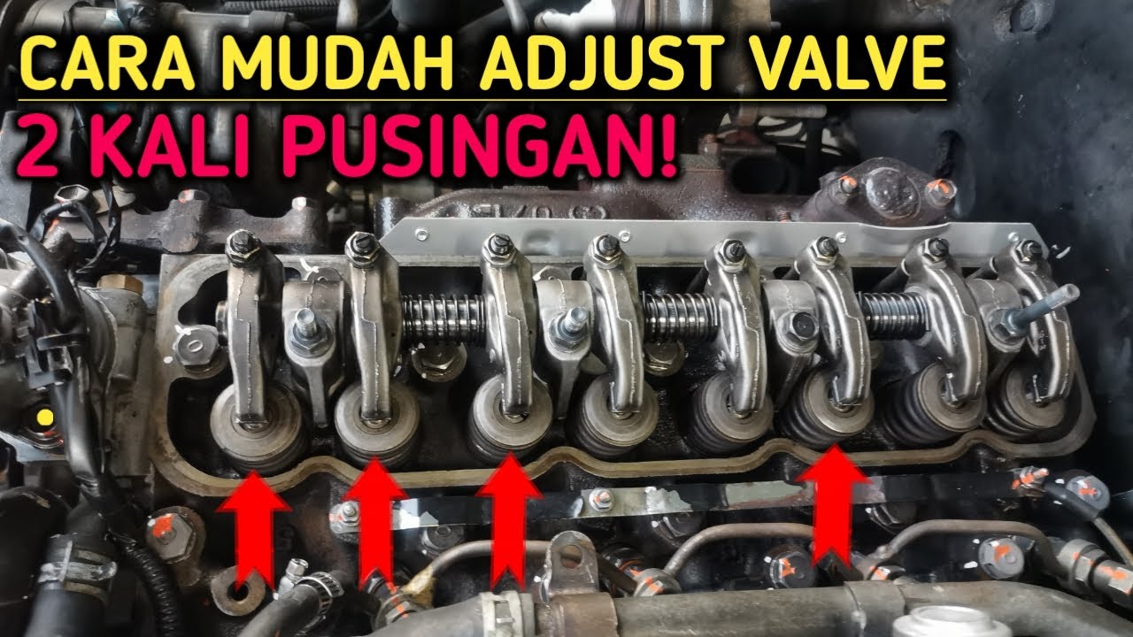 Cara adjust valve clearance - Isuzu invader 4jg2@4jb1