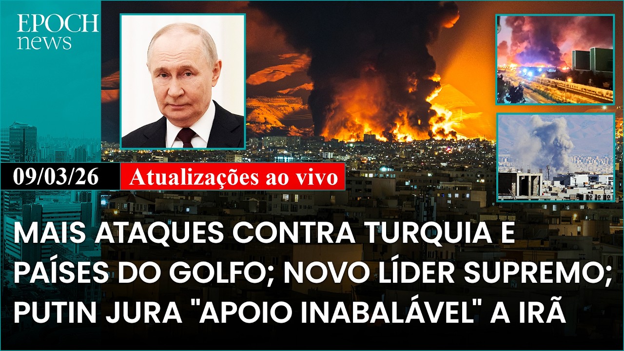 🔴 Dia10 - Guerra EUA-Irã: Turquia intercepta míssil; Países do golfo atingidos; Novo líder supremo
