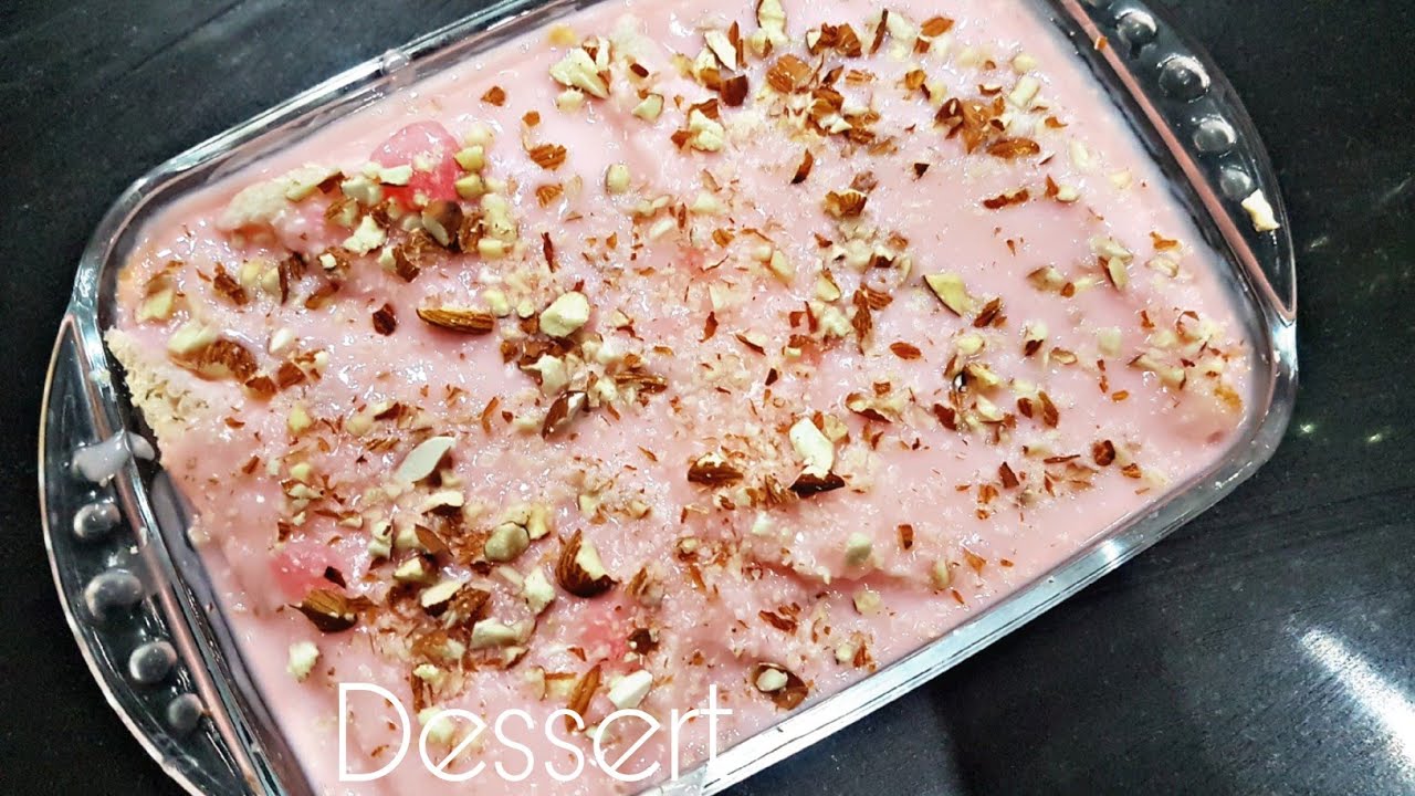 Quick strawberry Dessert  Recipe By Cookology