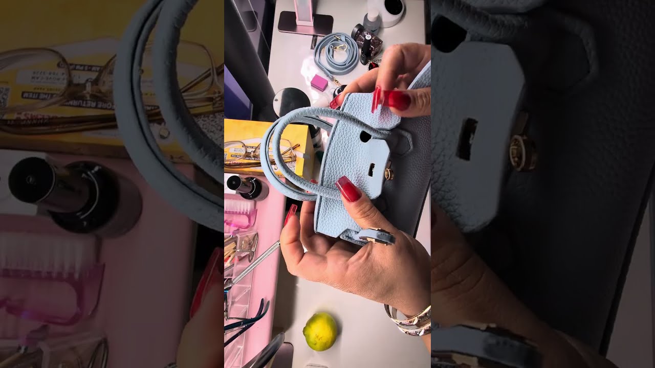 Messy Desk ♥️ASMR #cleaning #asmr #nails 