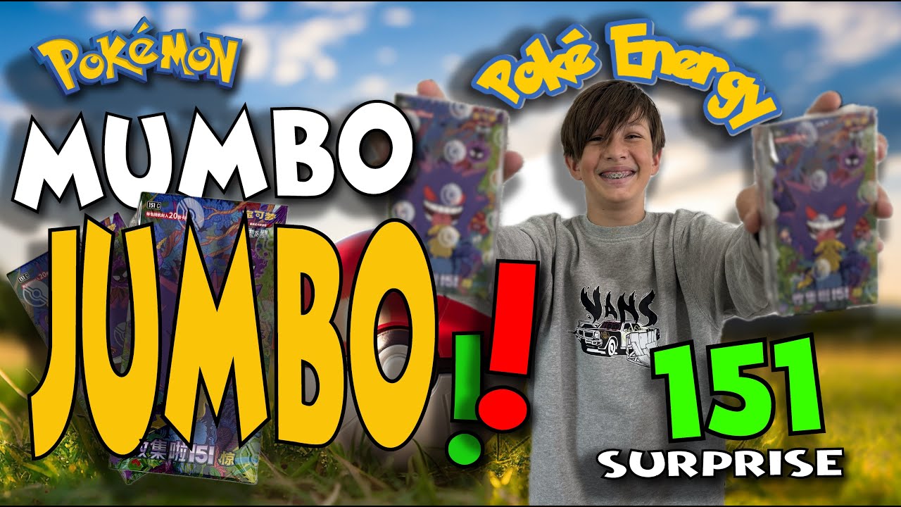 We GOT THEM! Simplified Chinese 151 Surprise JUMBO pack Booster Boxes!
