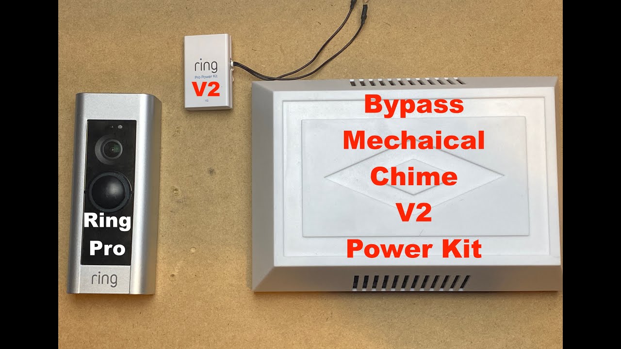 Обход механического звонка Ring Doorbell Pro с помощью комплекта V2 Power Kit