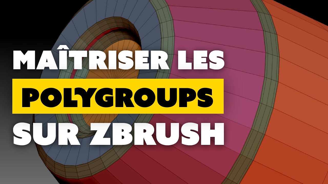 ZBrush Polygroups - Bien les maîtriser