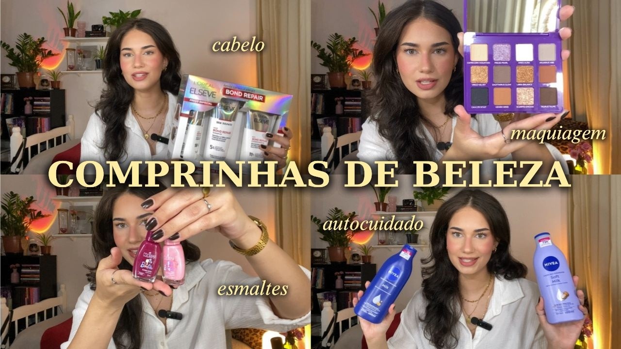 comprinhas de beleza | cabelo, maquiagem, autocuidado, esmaltes & mais...