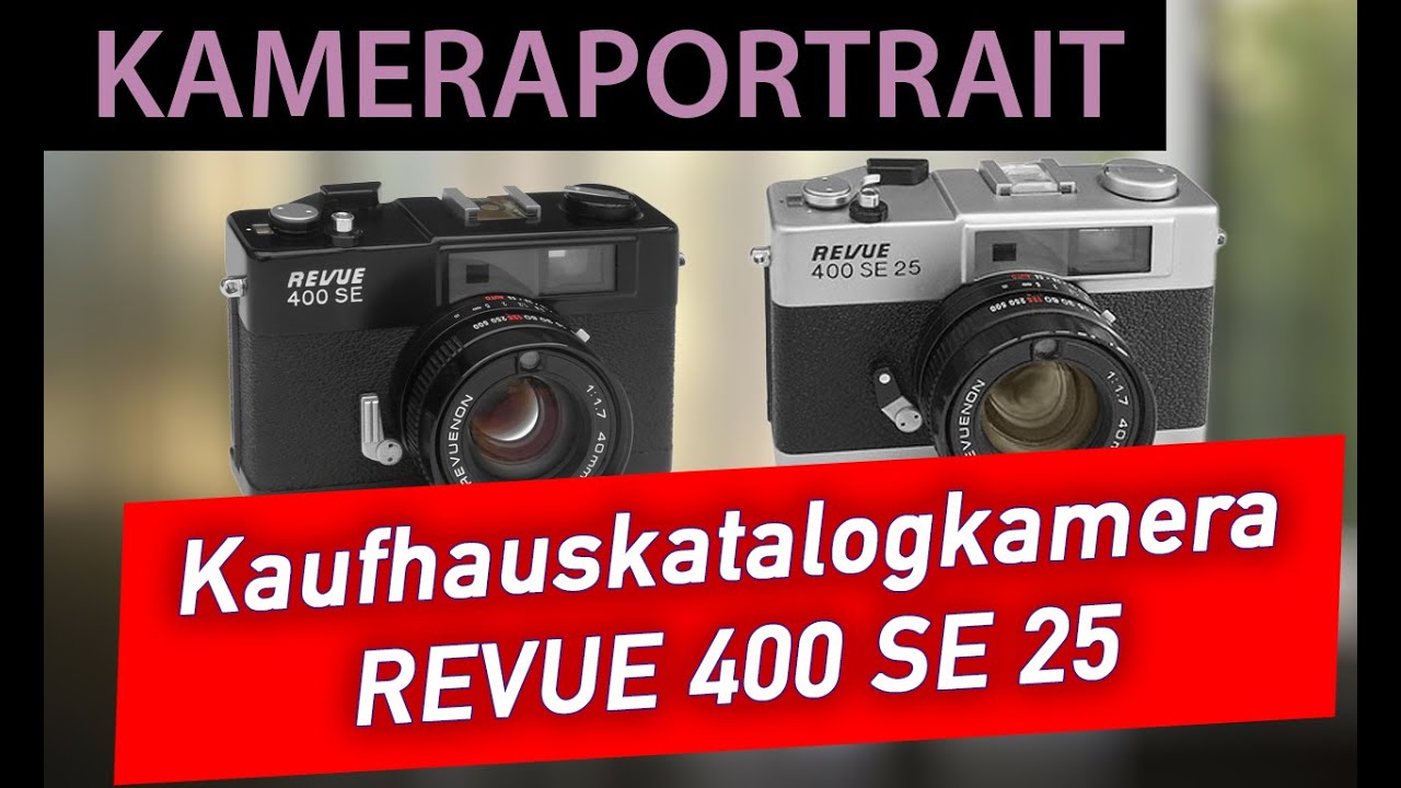 Analoge Fotografie: Alternative zur Canonet 17, Minolta HiMatic oder Konica? Die Revue 400 SE
