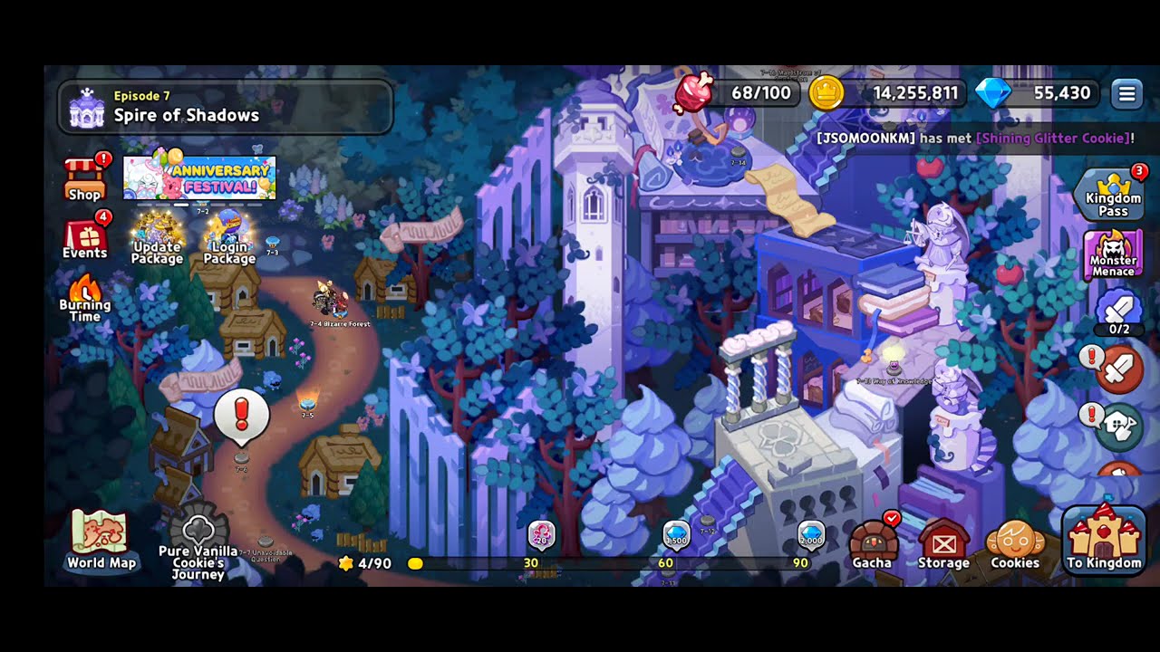 1 Hour 'Beast Yeast World Map Episode 7 Spire of Shadows #2' Music Soundtrack OST Cookie Run Kingdom