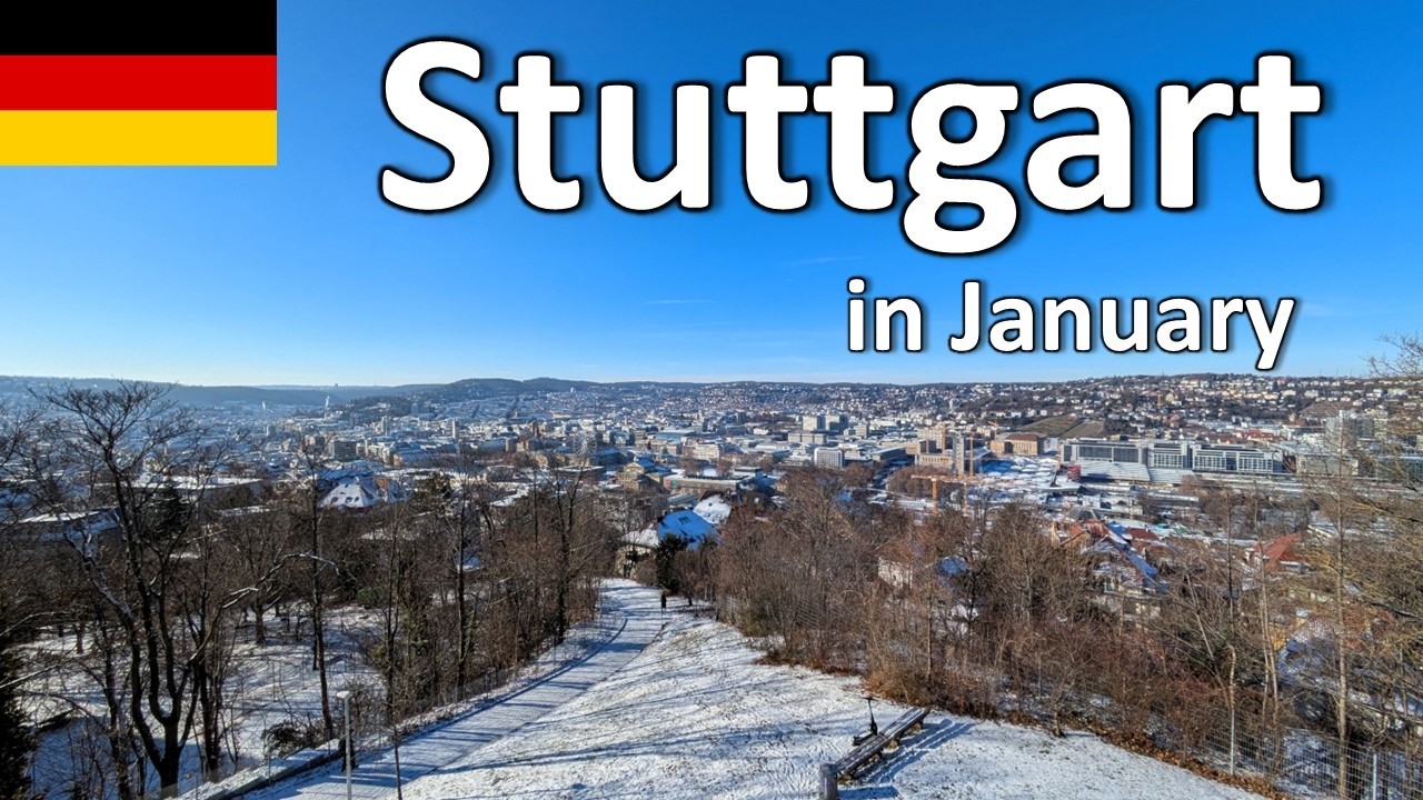 【Stuttgart in January】🇩🇪Beautiful moments hidden in everyday life | Walking Tour
